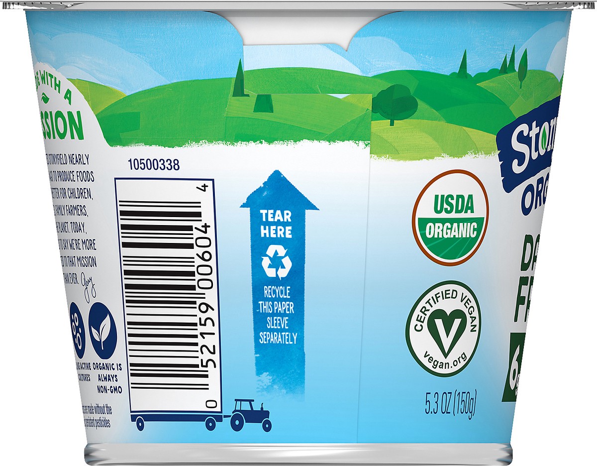 slide 5 of 8, Stonyfield Blueberry Bottom Soy Yogurt, 6 oz