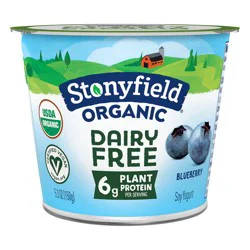 Stonyfield Blueberry Bottom Soy Yogurt