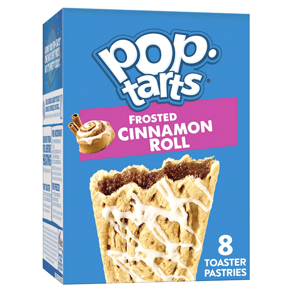 slide 1 of 1, Kellogg's Pop Tarts Breakfast Toaster Pastries Frosted Cinnamon Roll, 4 ct; 13.5 oz