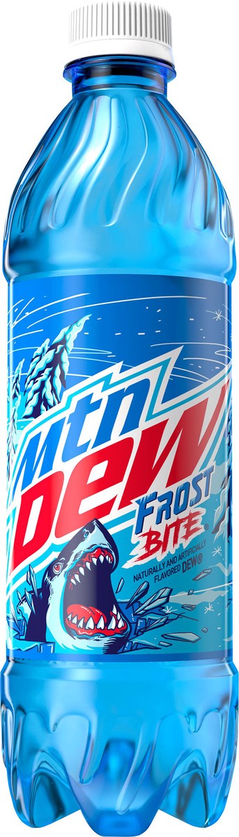 slide 3 of 3, Mountain Dew Frost Bite Soda Naturally & Artificially Flavored Dew - 16.9 fl oz, 16.9 fl oz
