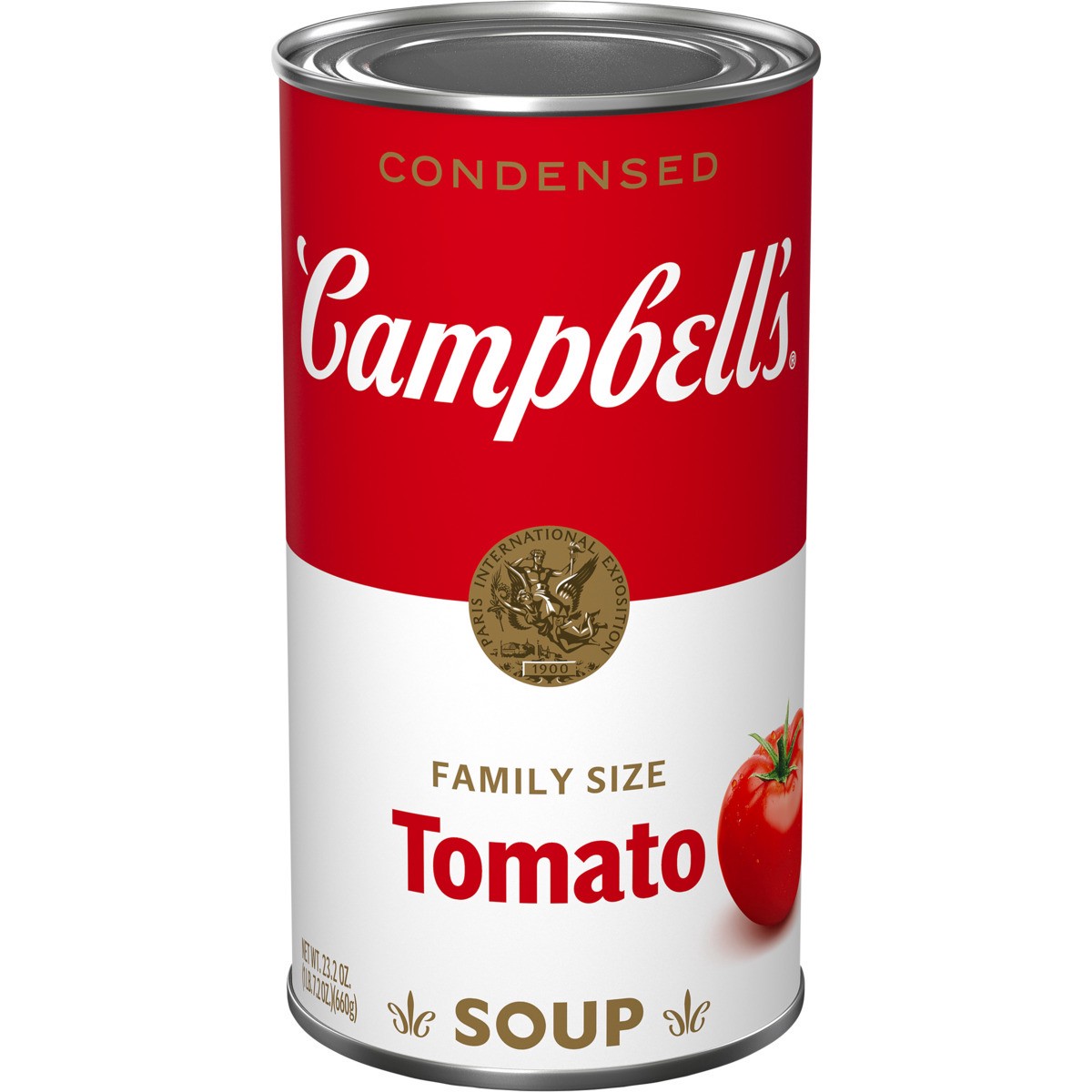 slide 1 of 5, Campbell's Condensed Tomato Soup, 23.2 oz Family Size Can, 23.20 oz