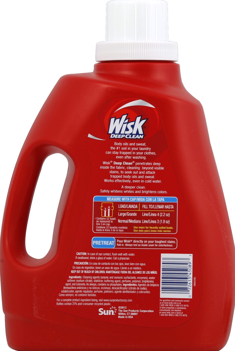 slide 3 of 3, Wisk Detergent 100 oz, 100 oz