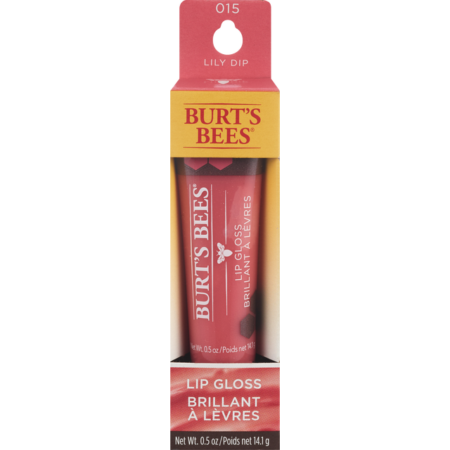 slide 1 of 1, BURTS BEES Burt's Bees Lip Gloss Blister Lily Dip Blister 24/0.5Oz, 1 ct