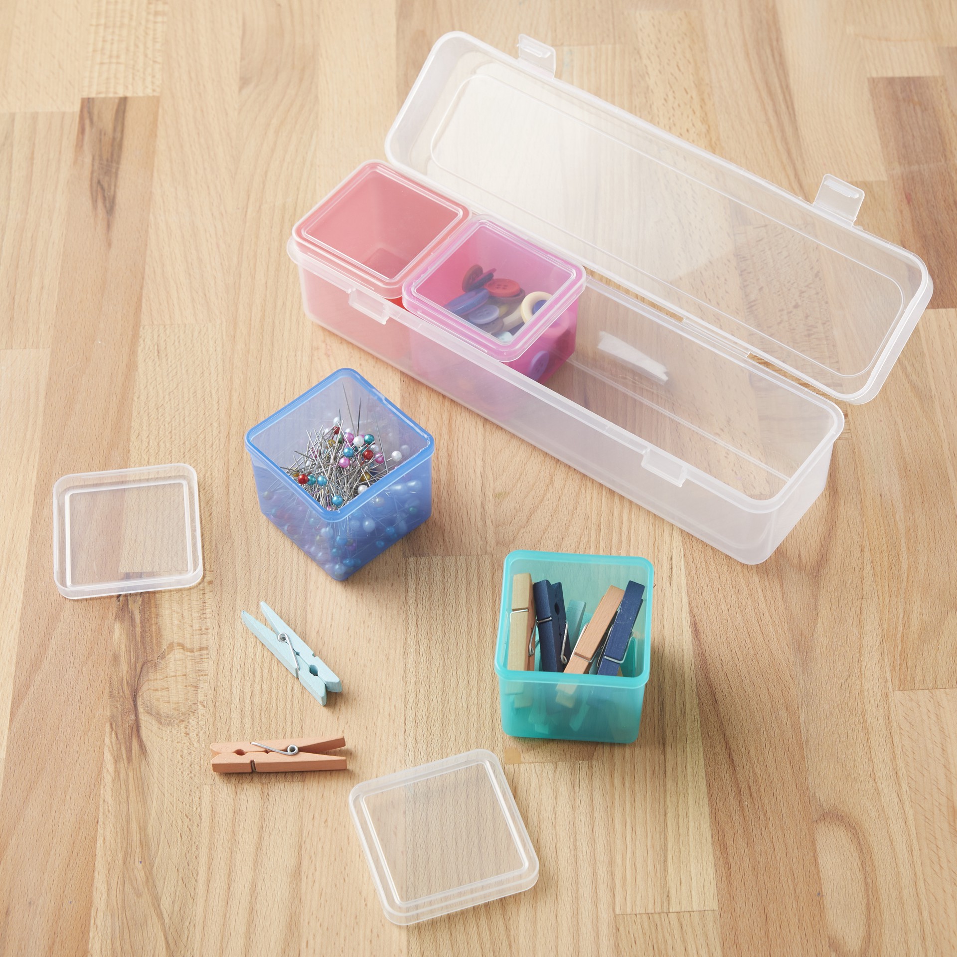 slide 5 of 5, 5-In-1 Multi Use Organizer By Simply Tidy, 2.15 in x 2.15 in x 1.8 in