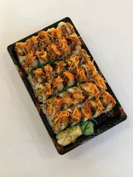 Spicy Krab and Eggplant Roll Sushi