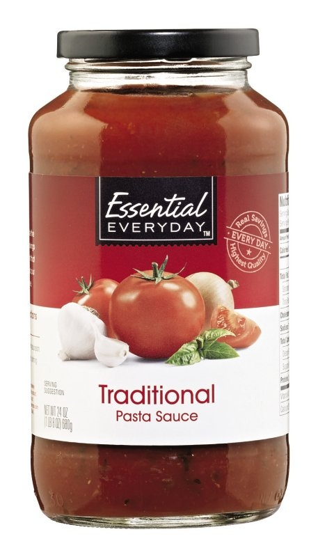 slide 1 of 1, Essential Everyday Traditional Pasta Sauce, 24 oz