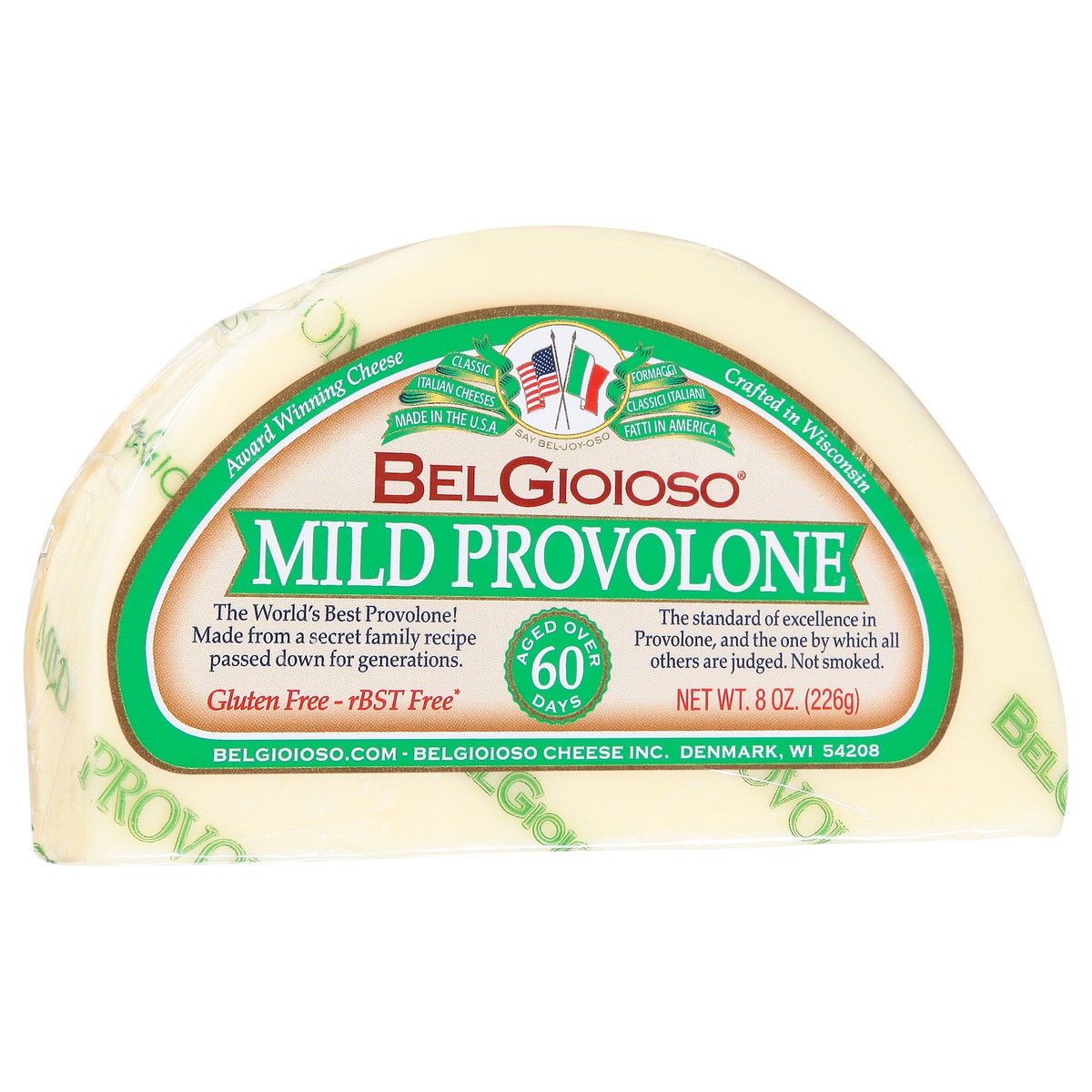 slide 3 of 13, BelGioioso Cheese, Mild Provolone, 8 Ounce, 8 oz