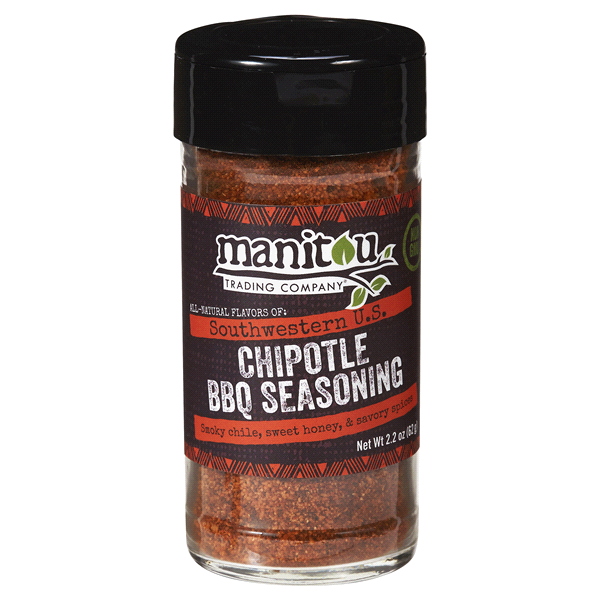 slide 1 of 1, Manitou Chipotle BBQ Seasoning, 2.2 oz