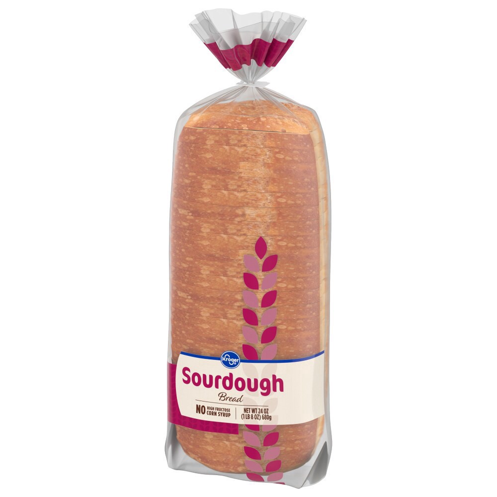 slide 4 of 5, Kroger Sliced Sourdough Bread, 24 oz
