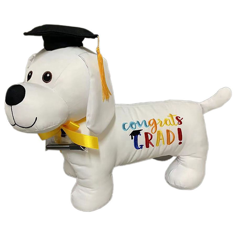 slide 1 of 1, Modern Expressions Graduation Autograph Dog, 1 ct