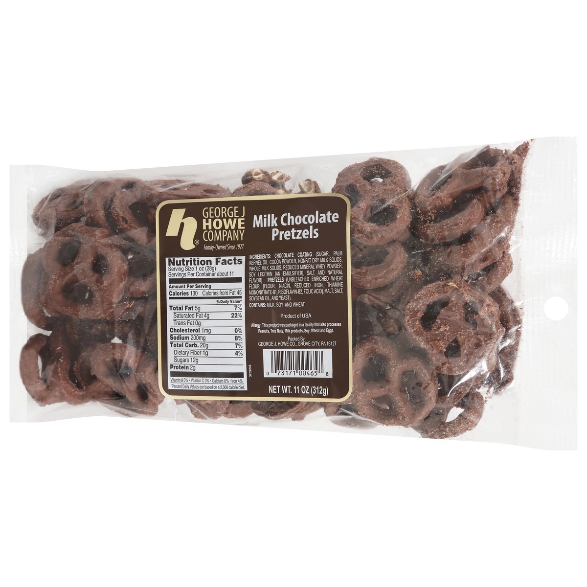 slide 2 of 9, Howe Chocolate Covered Pretzels - 11 Oz, 11 oz