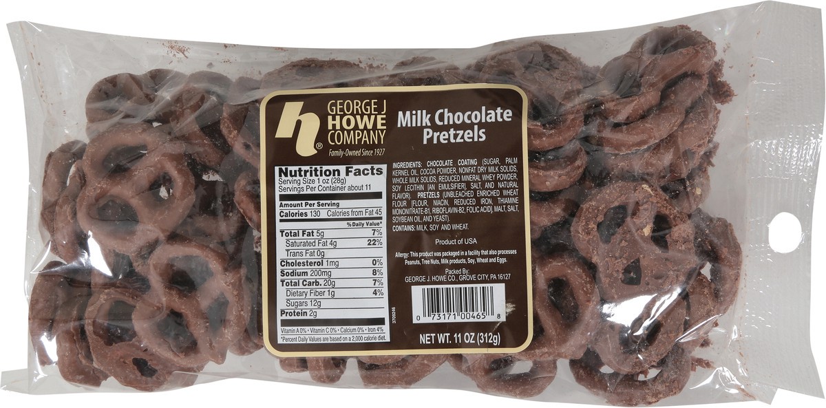 slide 7 of 9, Howe Chocolate Covered Pretzels - 11 Oz, 11 oz