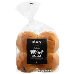 Stop & Shop The Bakery Authentic Brioche Dinner Rolls - 8 ct