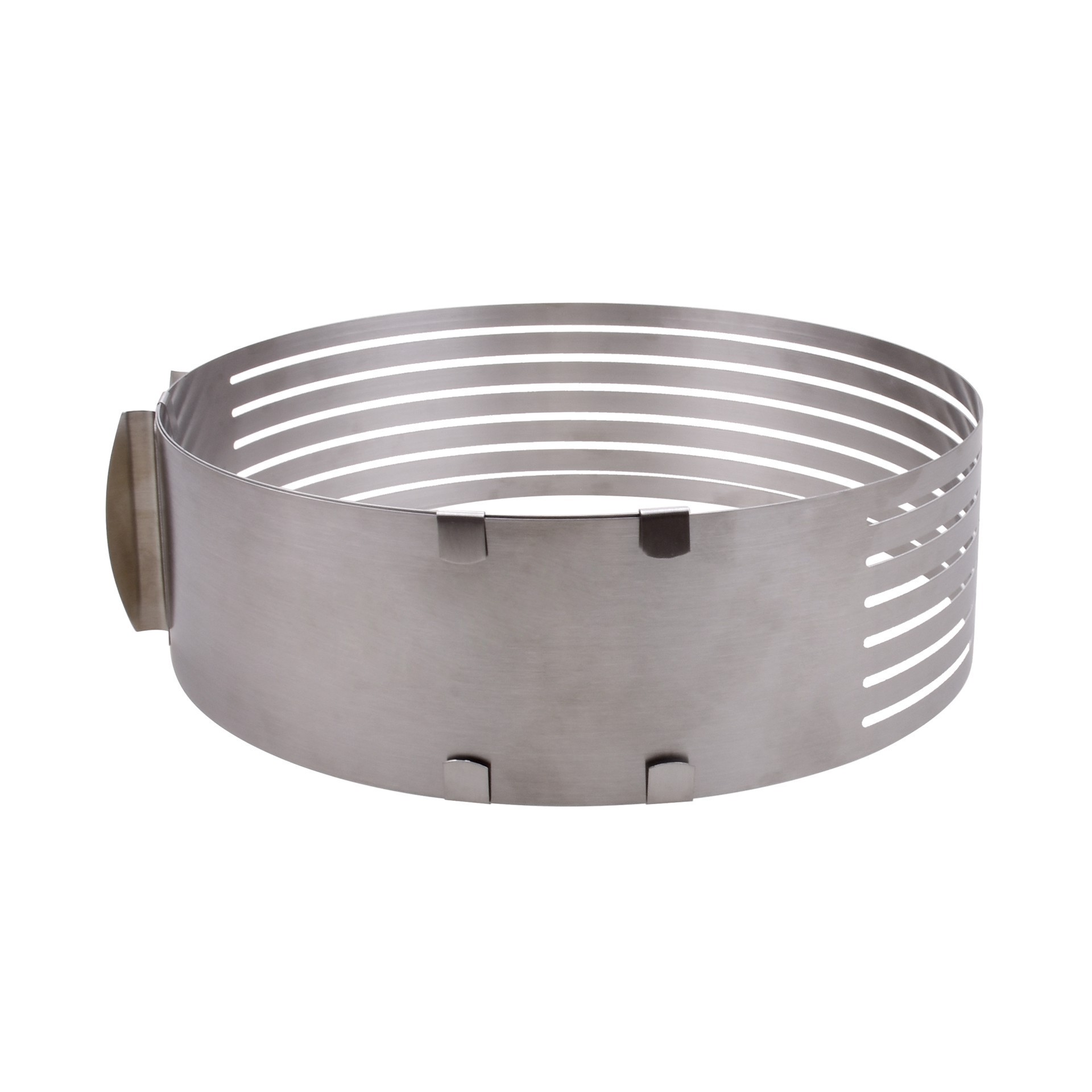 slide 2 of 4, Cake Leveler & Slicing Ring By Celebrate It, adjustable diameter 9.13 in to 12.4 in