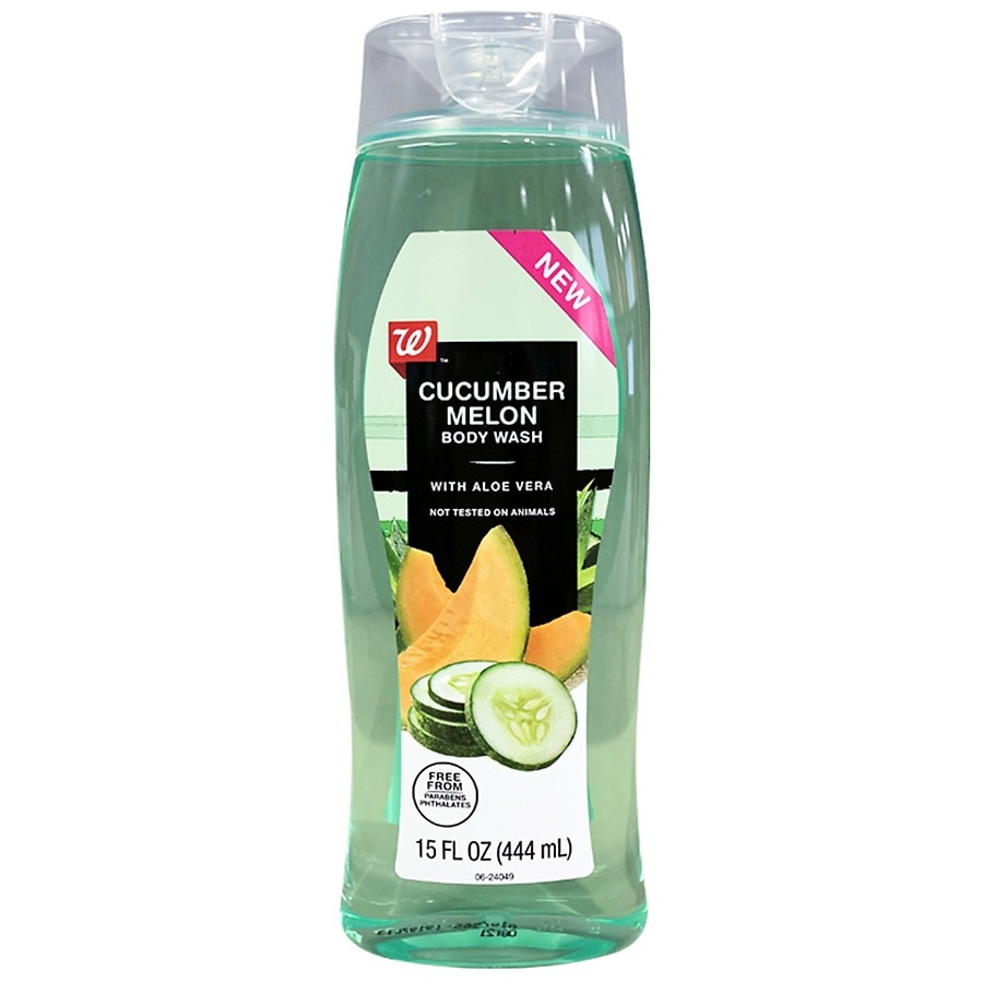 slide 1 of 1, Walgreens Cucumber Melon Body Wash, 15 fl oz