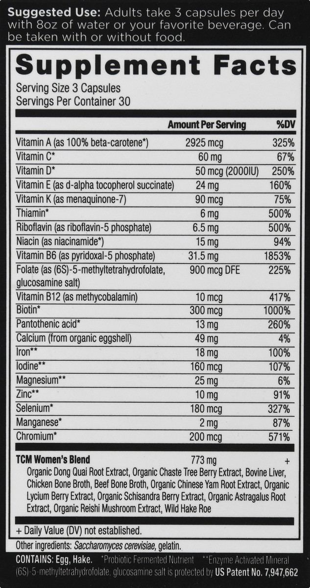 slide 2 of 13, Ancient Nutrition Women's Capsules Ancient Multi 90 ea, 90 ct