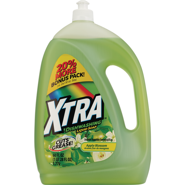slide 1 of 1, Xtra 60Oz Dishwashing Soap Apple, 60 oz