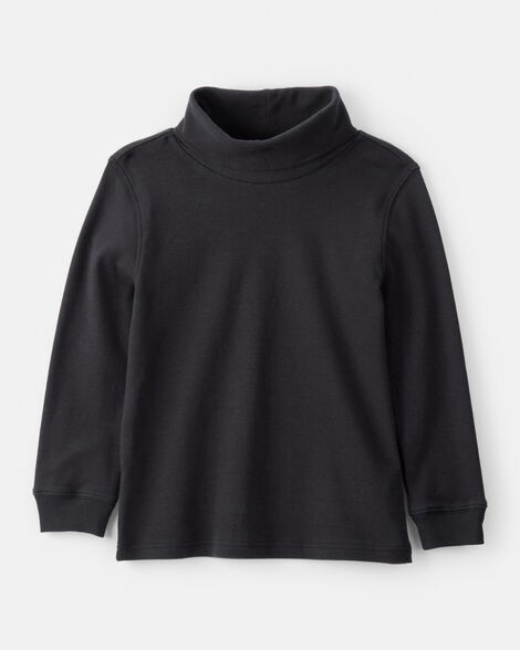 slide 1 of 2, Carter's Boys Long-Sleeve Turtleneck - Black Black XL, 1 ct