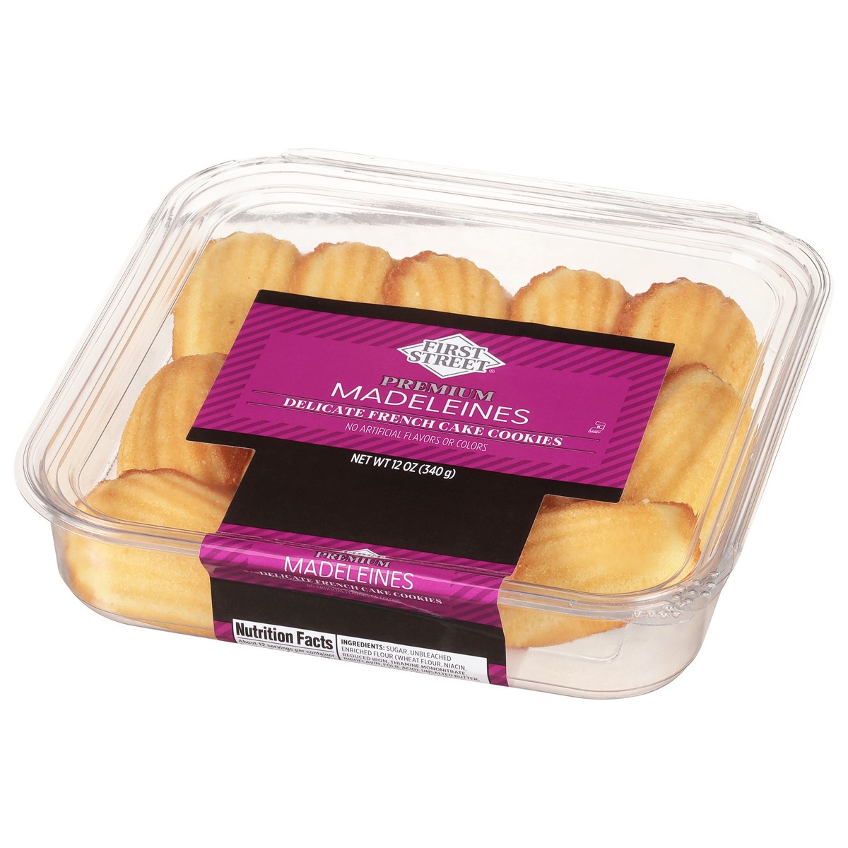 slide 9 of 13, First Street Madeleines, 12 oz