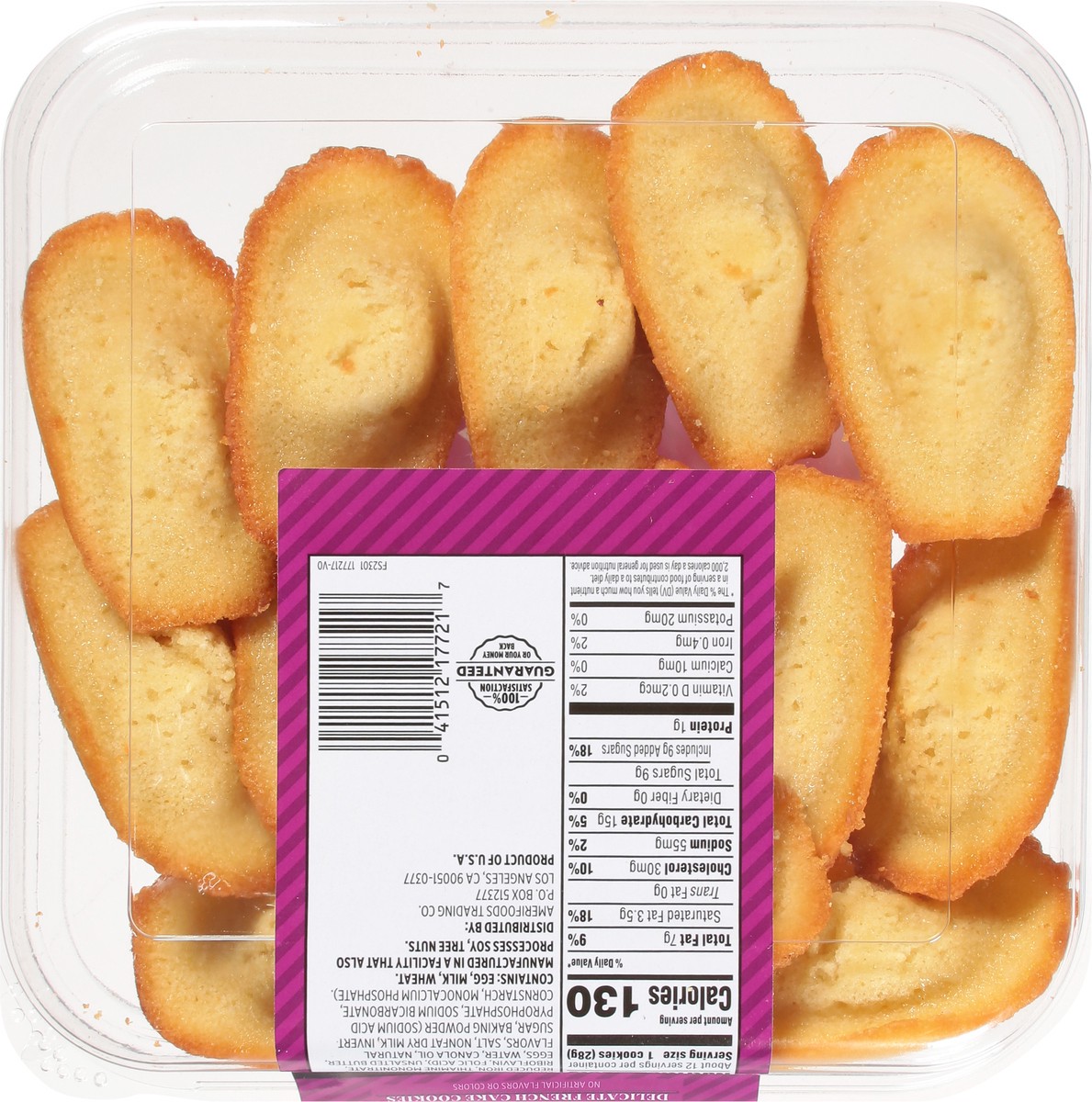 slide 8 of 13, First Street Madeleines, 12 oz