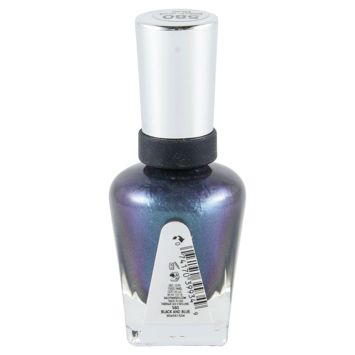 slide 2 of 3, Sally Hansen Complete Salon Manicure - Black And Blue, 0.5 fl oz