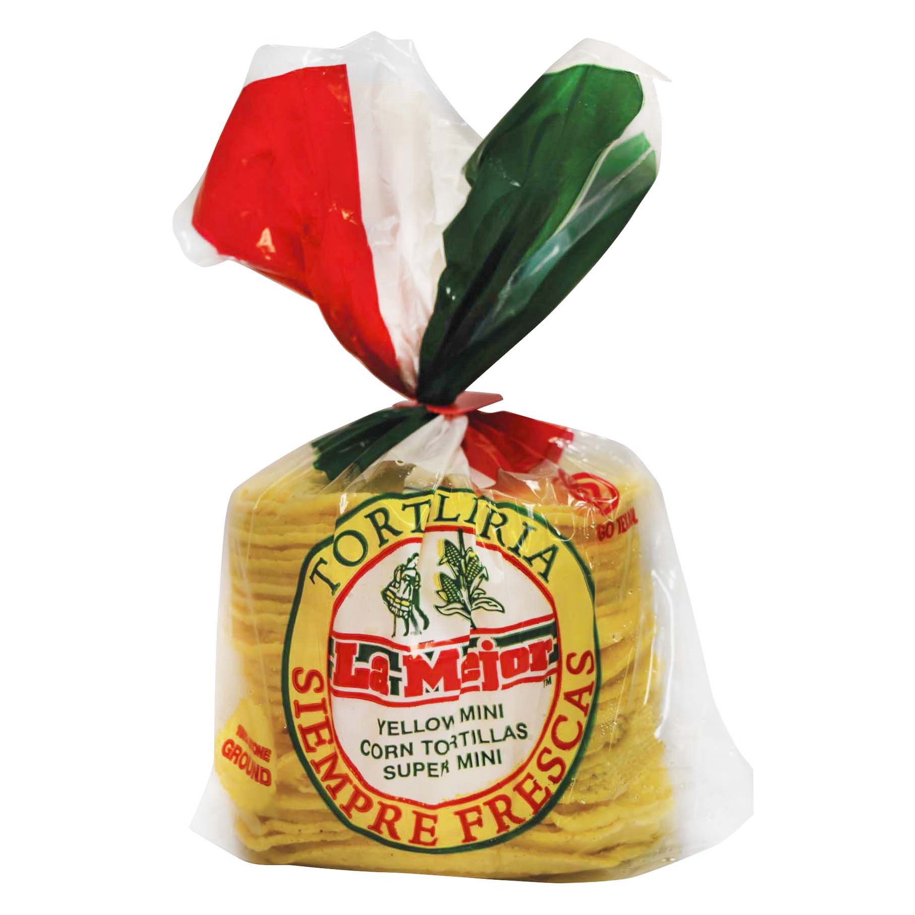 slide 1 of 1, La Mejor Yellow Mini Taquera Corn Tortillas, 60 ct