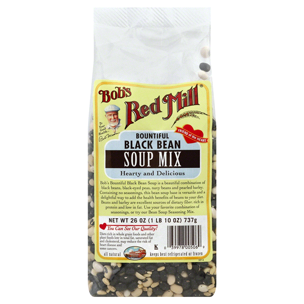 slide 1 of 1, Bob's Red Mill Bountiful Black Bean Soup Mix, 26 oz
