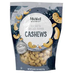 Market District Sea Salt & Cracked Pepper Cashews