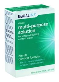 slide 1 of 1, Equaline Multi Purpose No-Rub Solution, 24 oz