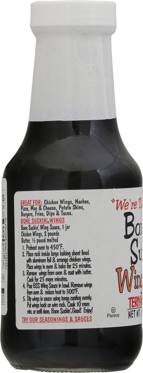 slide 3 of 9, Bone Suckin' Teriyaki & Ginger Wing Sauce 13.25 oz Bottle, 13.25 oz