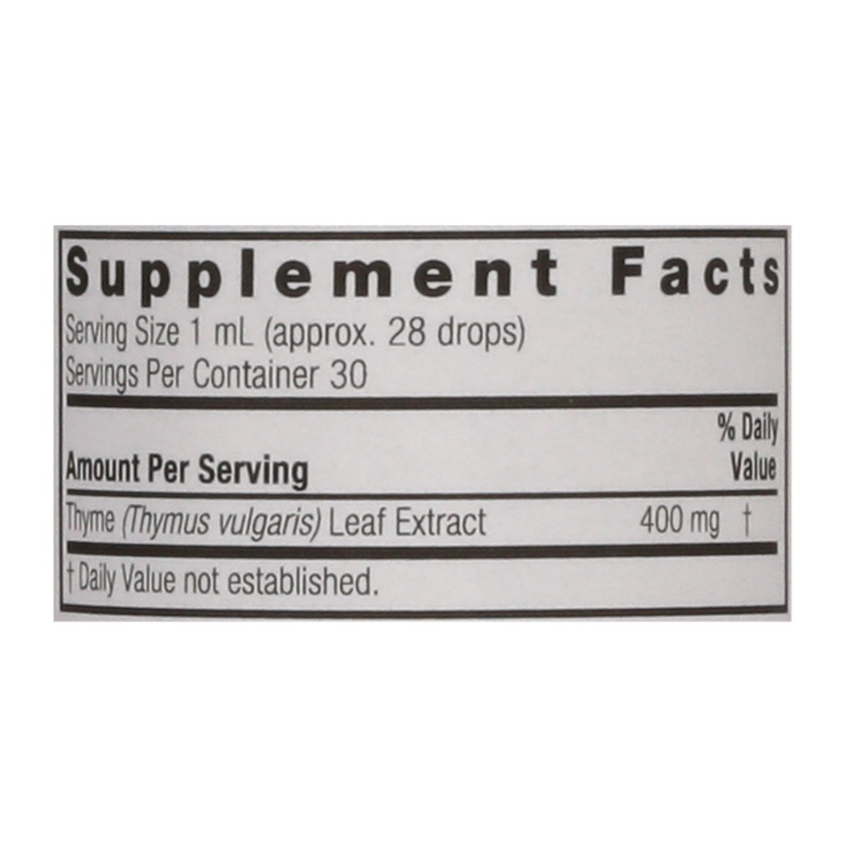 slide 12 of 14, Nature's Answer 1000 mg Thyme Leaf Extract 1 fl oz, 1 fl oz