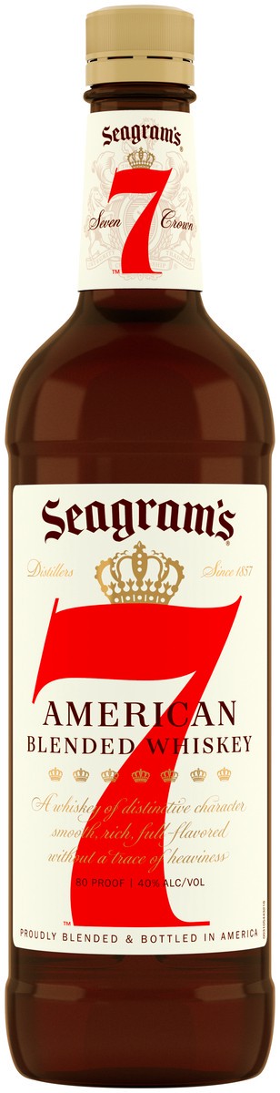 slide 1 of 7, Seagram's American Blended Whiskey, 750 ml