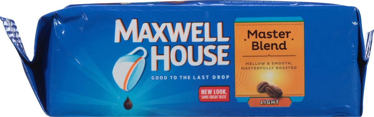 slide 8 of 9, Maxwell House Master Blend Light Roast Ground Coffee, 11.5 oz Bag, 11.5 oz