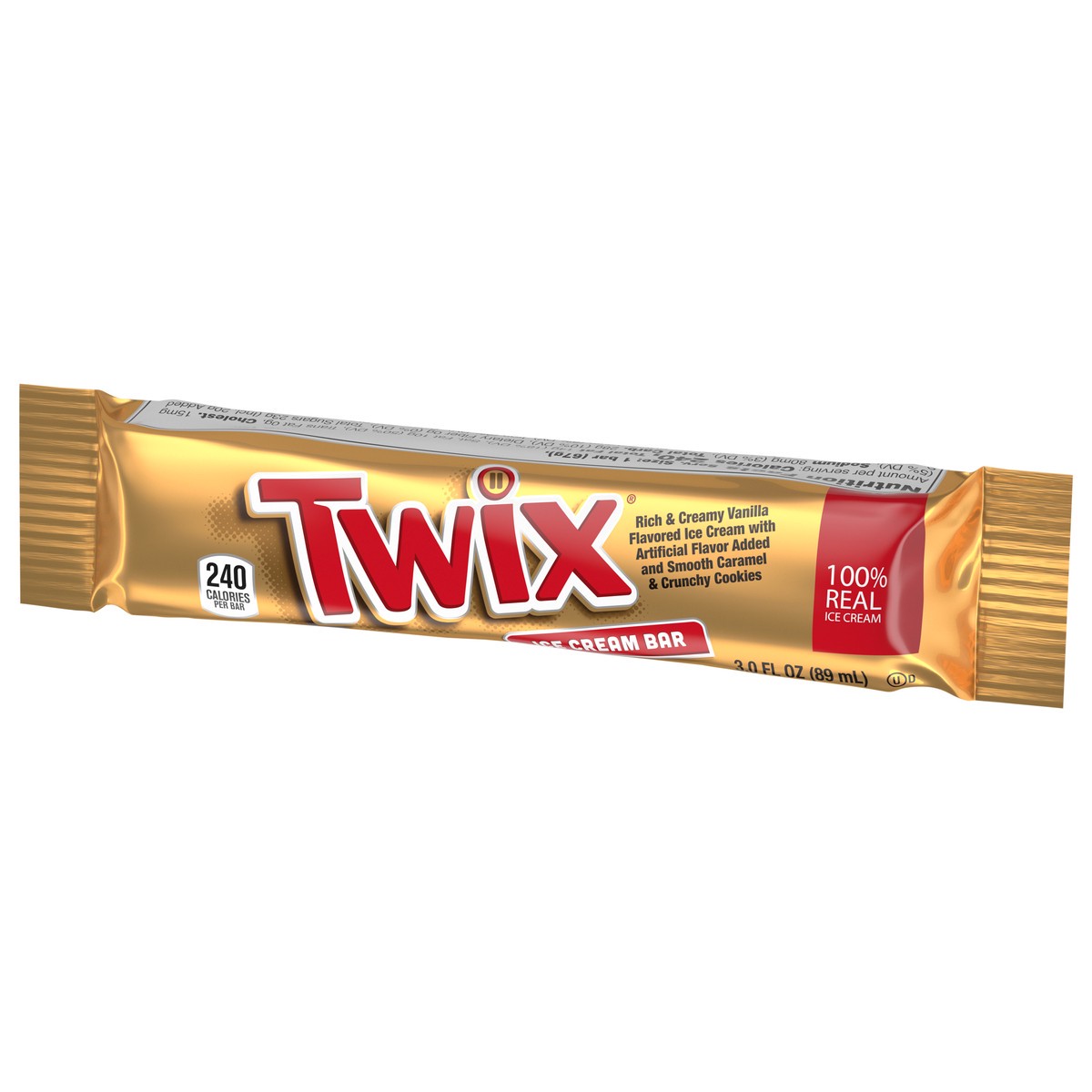 slide 8 of 9, TWIX Caramel Vanilla Ice Cream Bars, 24 Ct Pack, 3 fl oz