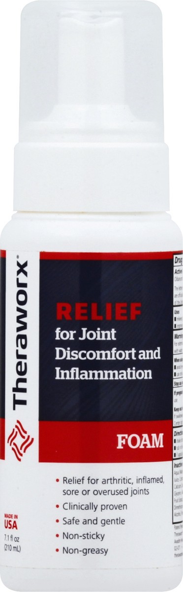 slide 2 of 11, Theraworx Relief Arthrtc Foam, 7.1 oz