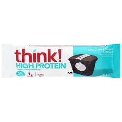 think! High Protein Chocolate & Creme Cupcake Layered Protein Bar 2.01 oz