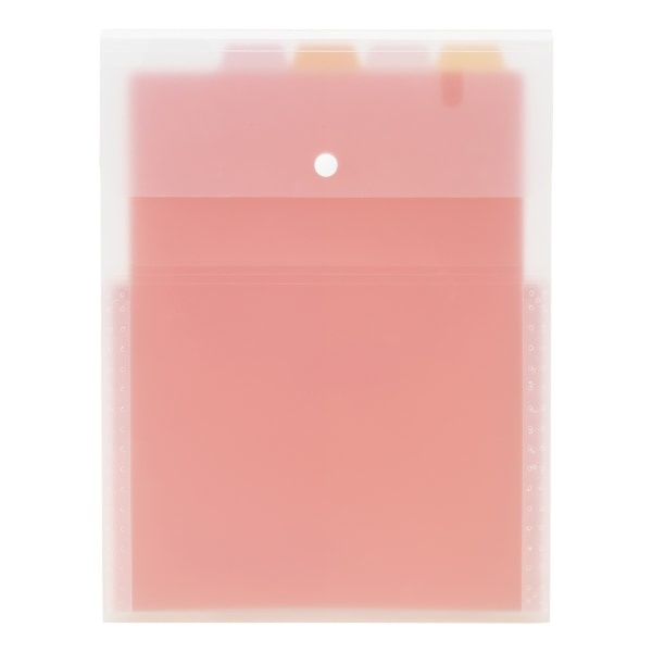 slide 1 of 2, Office Depot Brand Expanding File, 5'' Expansion, Letter Size, Pink, 1 ct