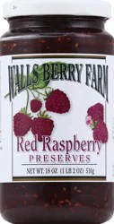 Walls Berry Farm Red Raspberry Preserves 18 oz