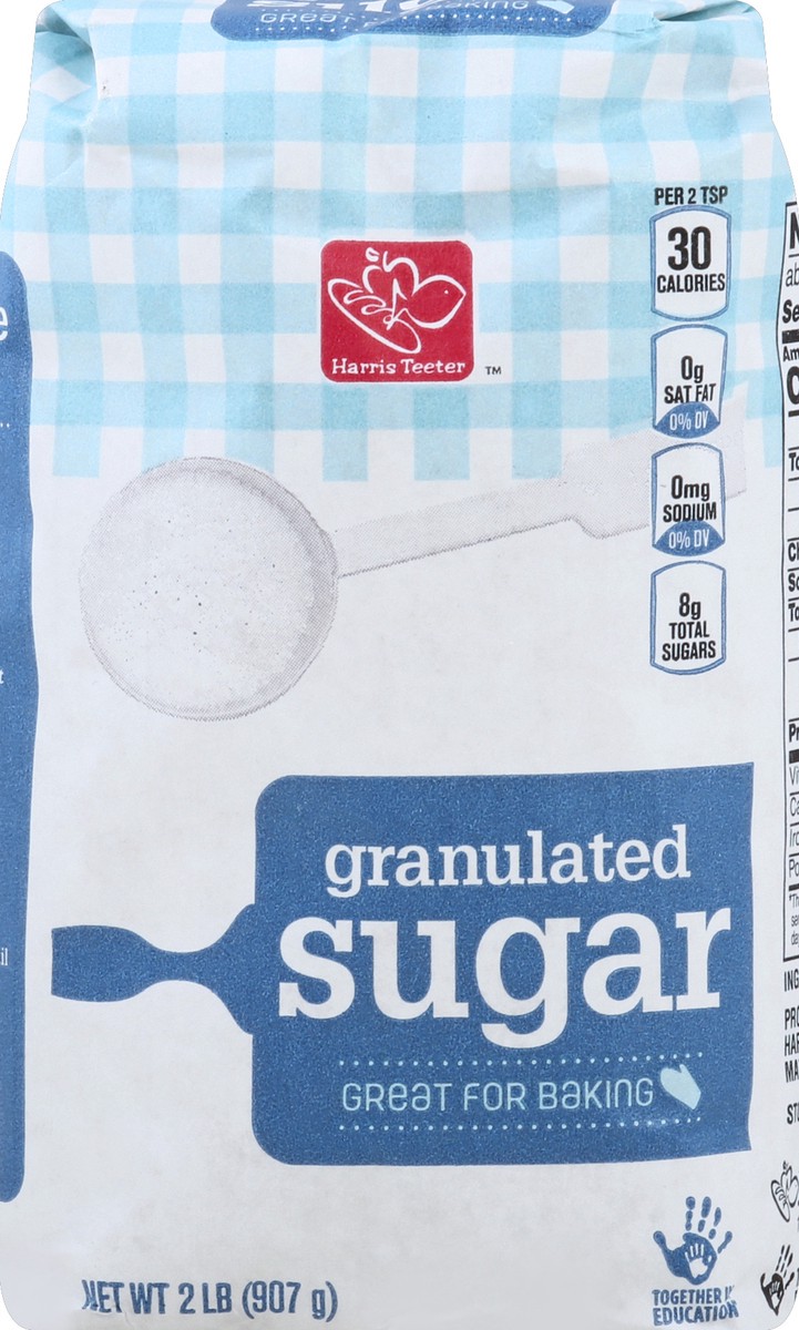 slide 4 of 5, Harris Teeter Granulated Sugar, 2 lb