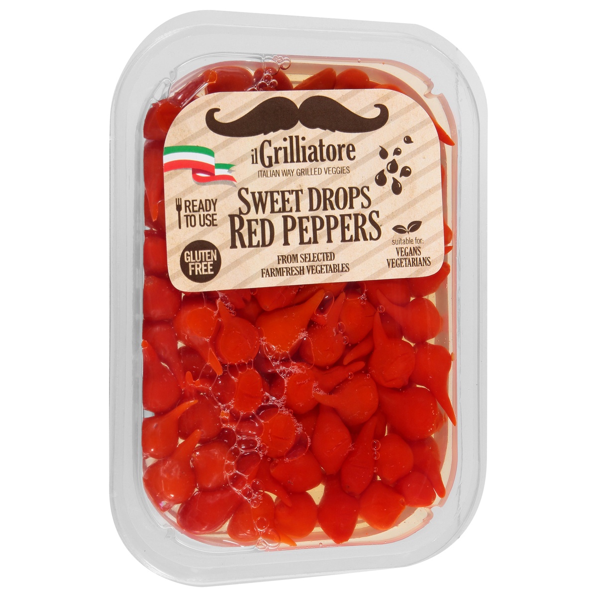 slide 2 of 10, il Grilliatore Sweet Drop Red Peppers, 8 oz