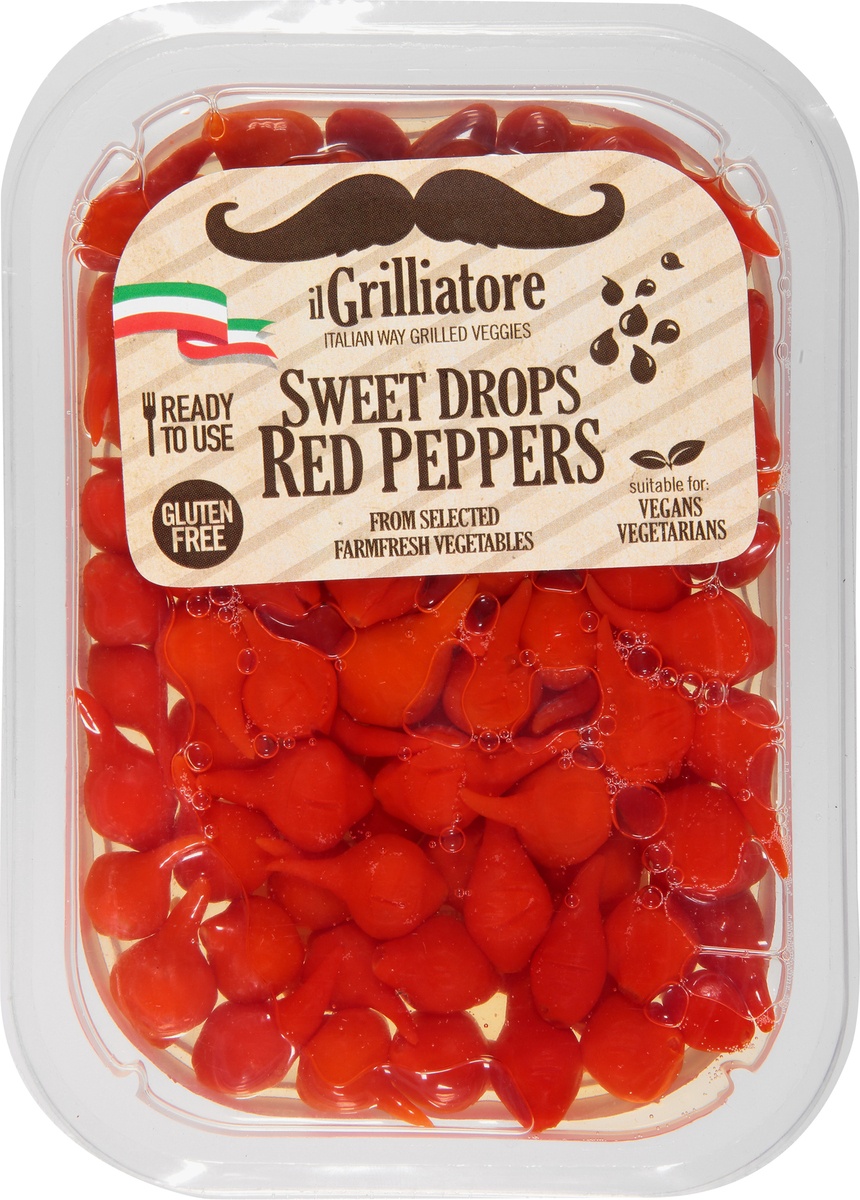 slide 9 of 10, il Grilliatore Sweet Drop Red Peppers, 8 oz