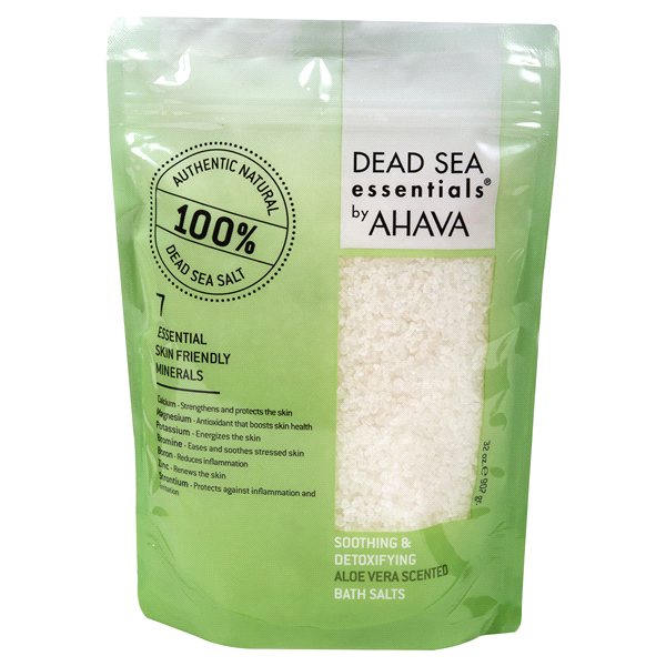 slide 1 of 1, Dead Sea Essentials by Ahava Bath Salts, Aloe Vera,, 1 ct