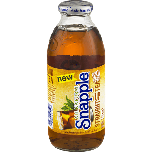 slide 1 of 1, Snapple Tea, Straight Up Apple - 16 oz, 16 oz