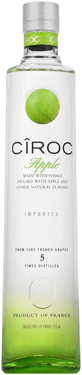 slide 1 of 7, Ciroc Apple Vodka, 375 ml