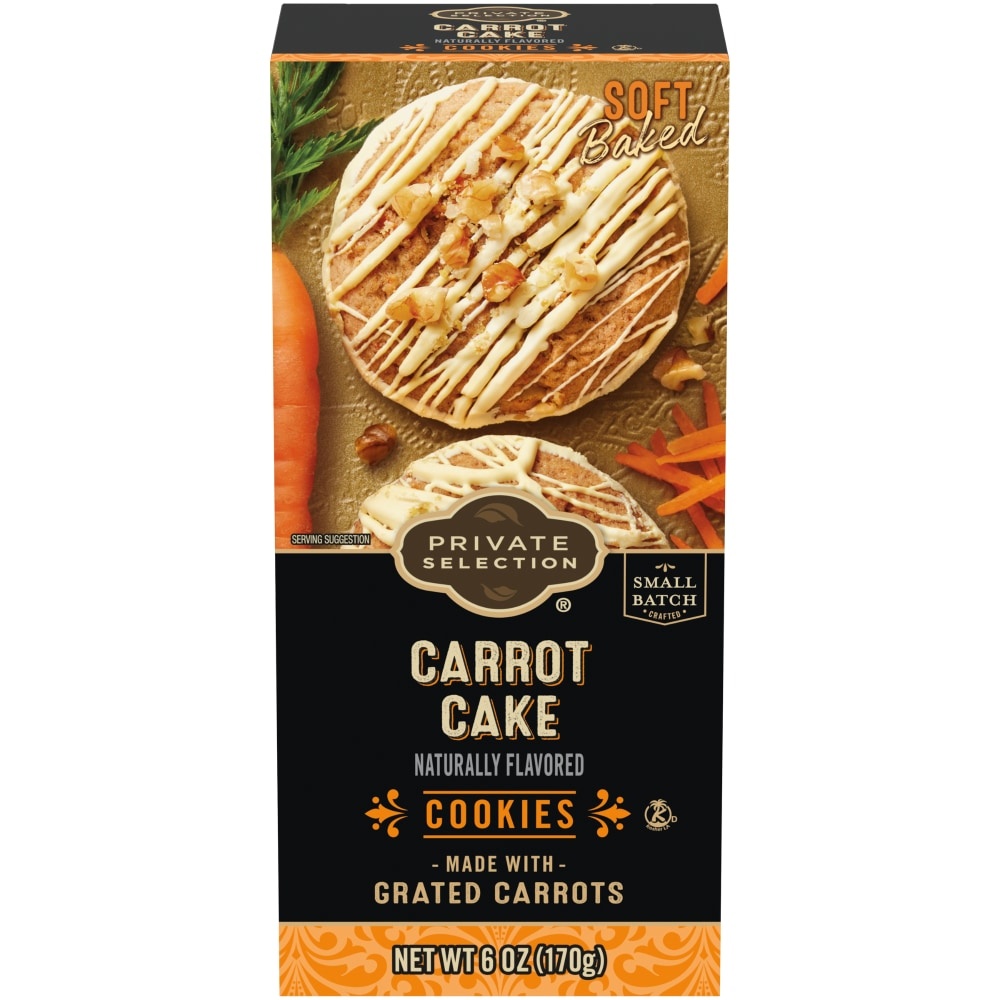 slide 1 of 1, Private Selection Carrot Cake Cookies, 6 oz