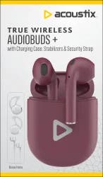 Acoustix True Wireless Earbuds - Burgundy
