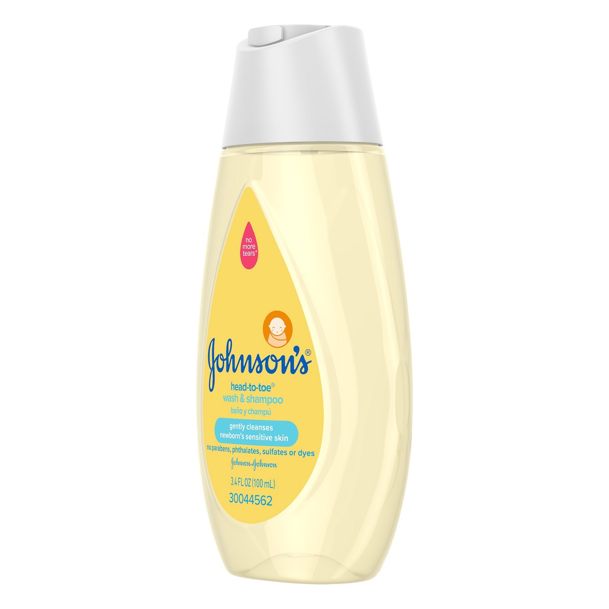 slide 6 of 7, Johnson's Head-to-Toe Newborn Wash & Shampoo 3.4 oz, 3.4 oz