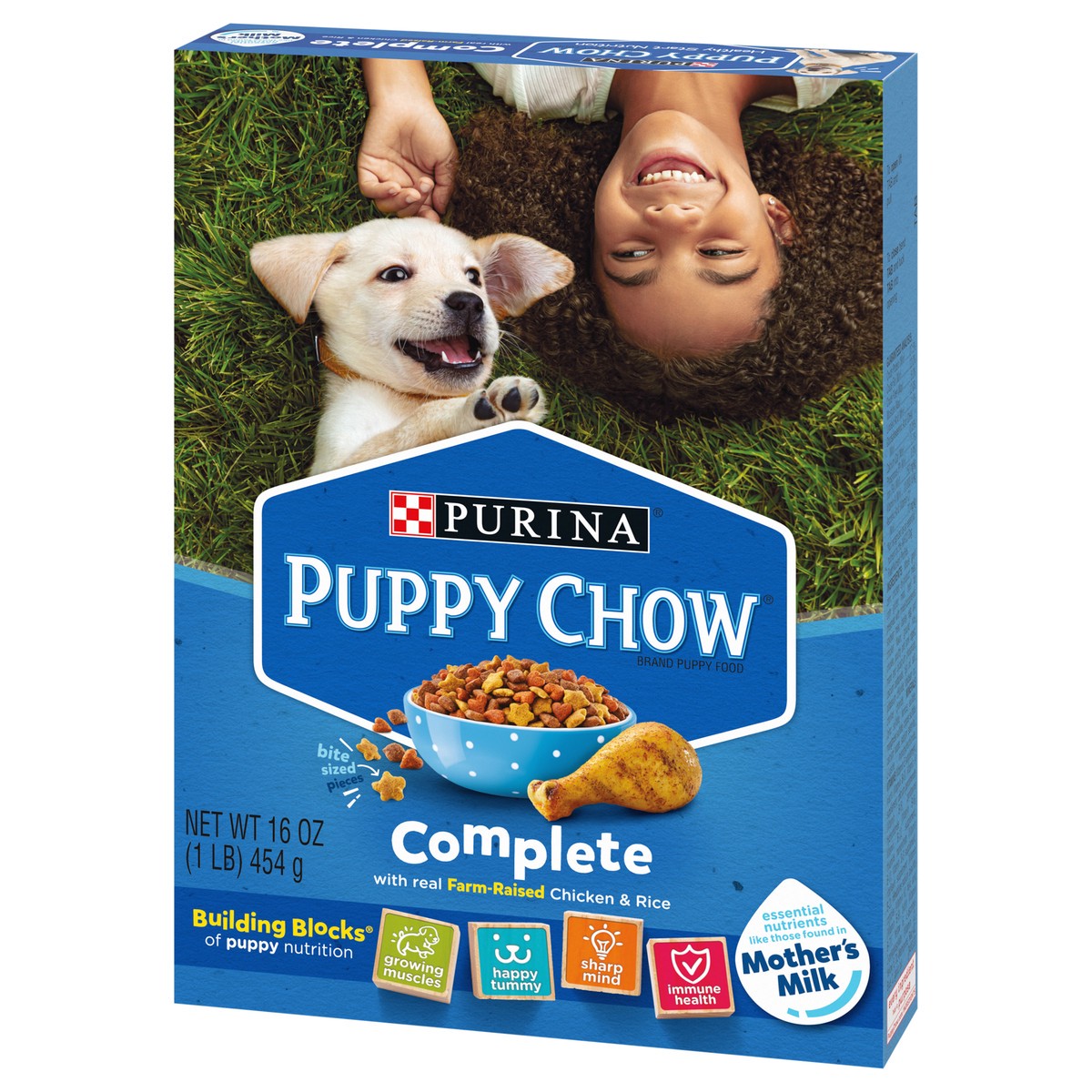 slide 8 of 9, Puppy Chow Purina Puppy Chow High Protein Dry Puppy Food, Complete With Real Chicken, 16 oz