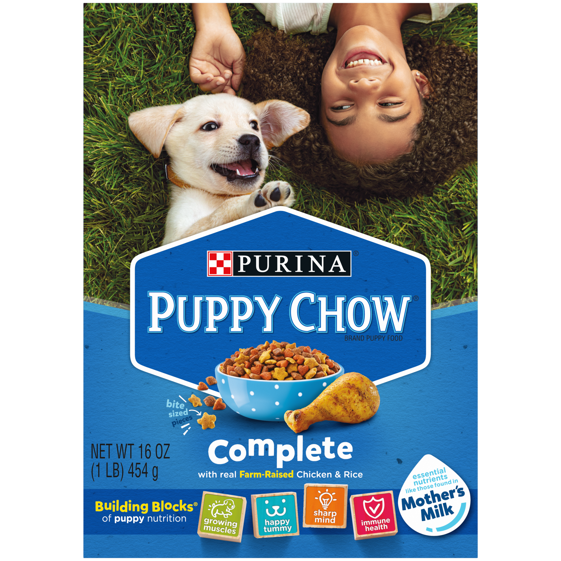 slide 1 of 9, Puppy Chow Purina Puppy Chow High Protein Dry Puppy Food, Complete With Real Chicken, 16 oz