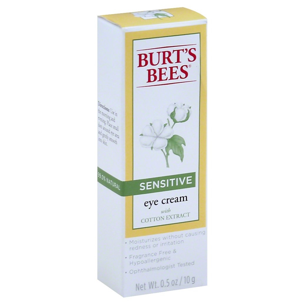 slide 1 of 1, Burt's Bees Eye Cream For Sensitive Skin, 0.5 oz